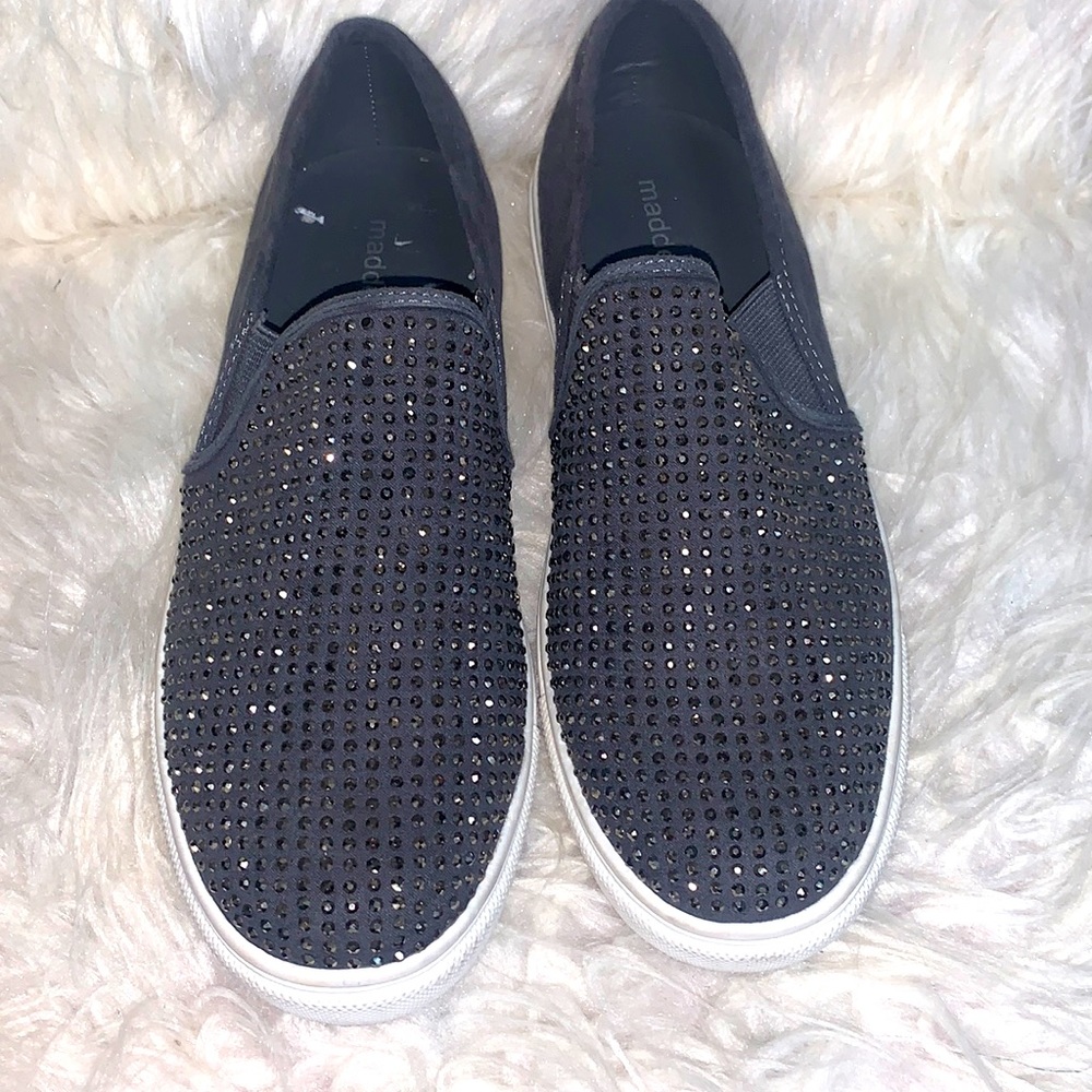 Grey w/ silver studs New never worn Madden Girl 6.5